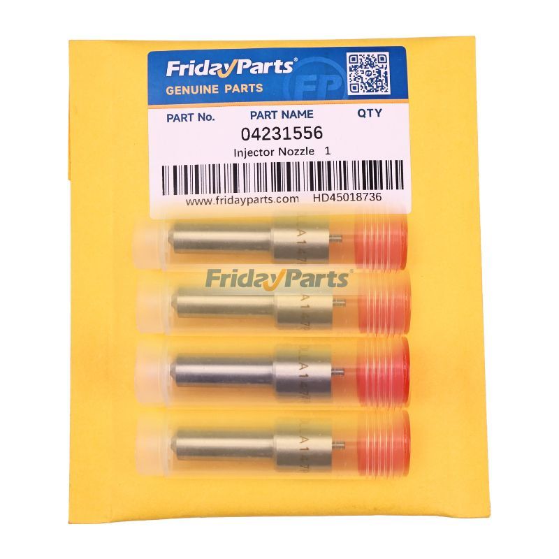 Boquilla de inyector de 4 piezas 04231556 para motor Deutz F3L912 F4L912 F5L912 F3L913 B6L913 F6L912 BF4L913 BF4L913T F2L912