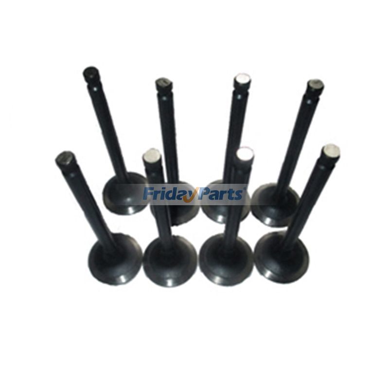 4 Pcs Intake Valves and 4 Pcs Exhaust Valves for Isuzu 4HG1 4HG1T Engine