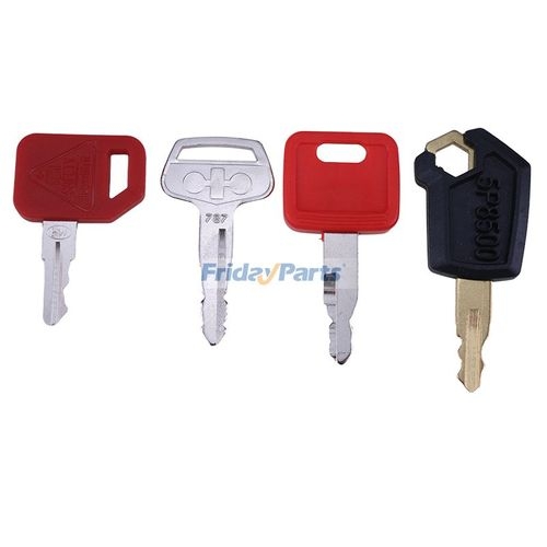 Cat 40 Key 4 Pcs Key for Caterpillar CAT John Deere Komatsu Heavy Equipment