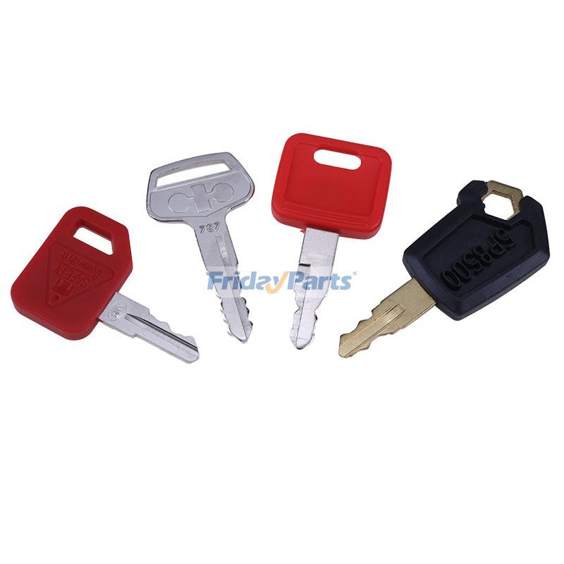 4 Pcs Keyerpillar CAT John Deere Komatsu Heavy Equipment for Dozer,Excavator,Loader,Tractor,Vehicle,Others