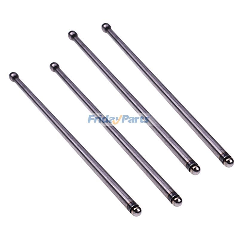 4 Pcs Push Rod VI1125750360 for Isuzu Engine 4BD1 Kobelco Excavator MD140C SK100 SK120 SK120LC SK150LC SK135SR SK200SR