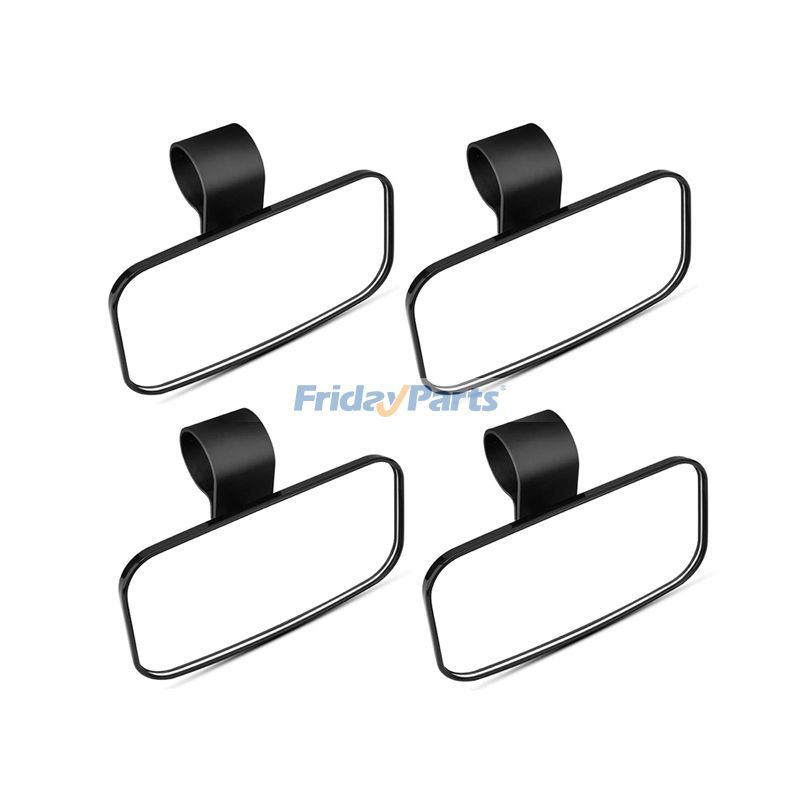 4個リアビューセンターミラー凸型FTVMI019 1.5インチ-2インチポラリスRZRホンダタロンヤマハバイキングUTV用