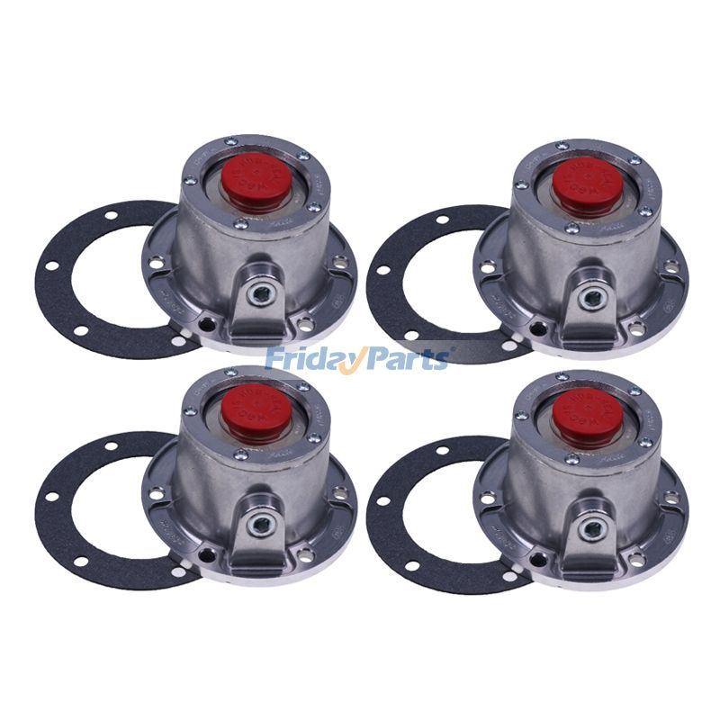 4 PCS Torque Steer Cast Aluminium Radkappe w/Seite Füllen Stecker 343-4024 Ersetzen Stemco