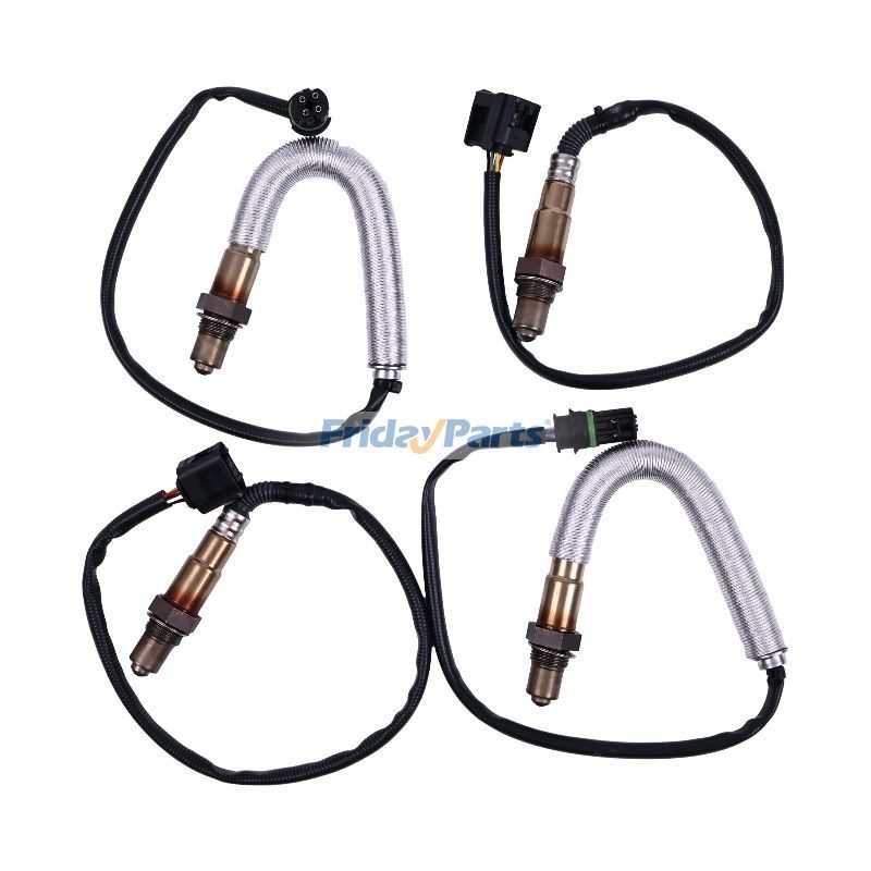 4 peças sensor de oxigênio O2 upstream e downstream 11787576673 11787545074 para BMW 550i 650i 750i 750Li X5 X6 4.4L V8 para Veículo