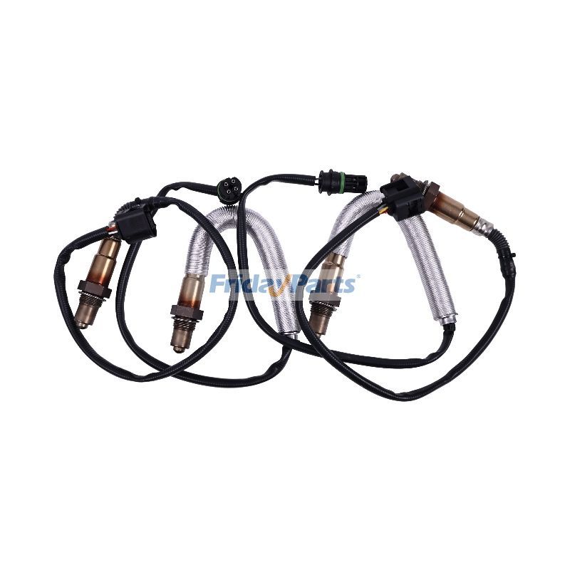 4 peças sensor de oxigênio O2 upstream e downstream 11787576673 11787545074 para BMW 550i 650i 750i 750Li X5 X6 4.4L V8 FridayParts