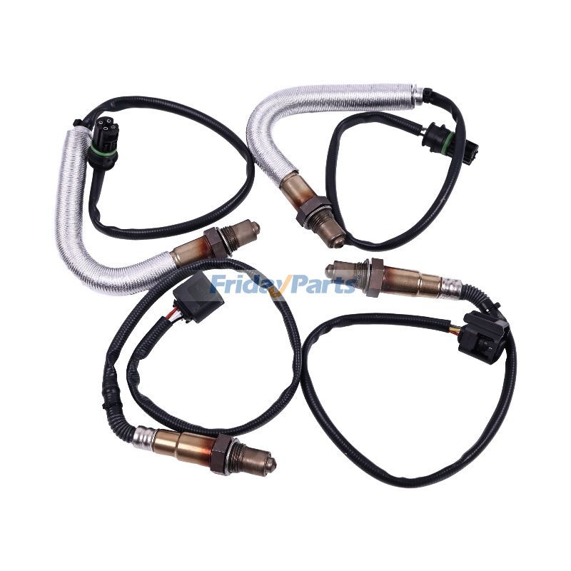4 Pcs Upstream & Downstream O2 Oxygen Sensor 11787576673 11787545074 for BMW 550i 650i 750i 750Li X5 X6 4.4L V8