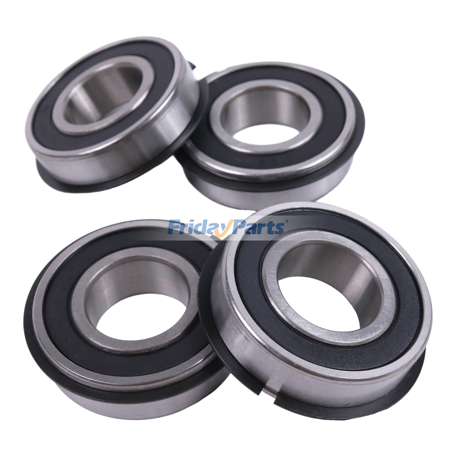 4 Pieces Wheel Bearing 05435700 6205-2RSNR AM102888 for John Deere Tractor 318 420 425 430 445 455 322 332 325 345 320 GT245 X530 X540 X720