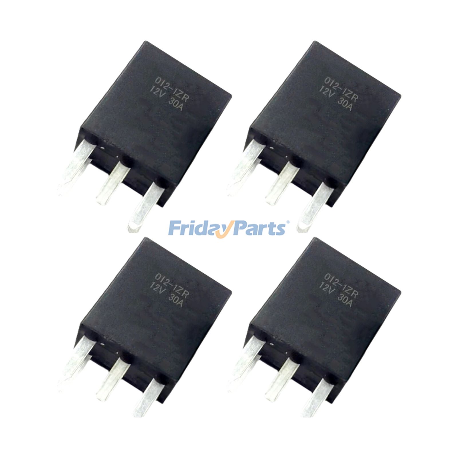4 Pieces 12V 30A 5Pin Relay 57M9880 for John Deere Engine 6068 Tractor 6100D 6105D 6110D 6115D 6120E 6125E 6130E