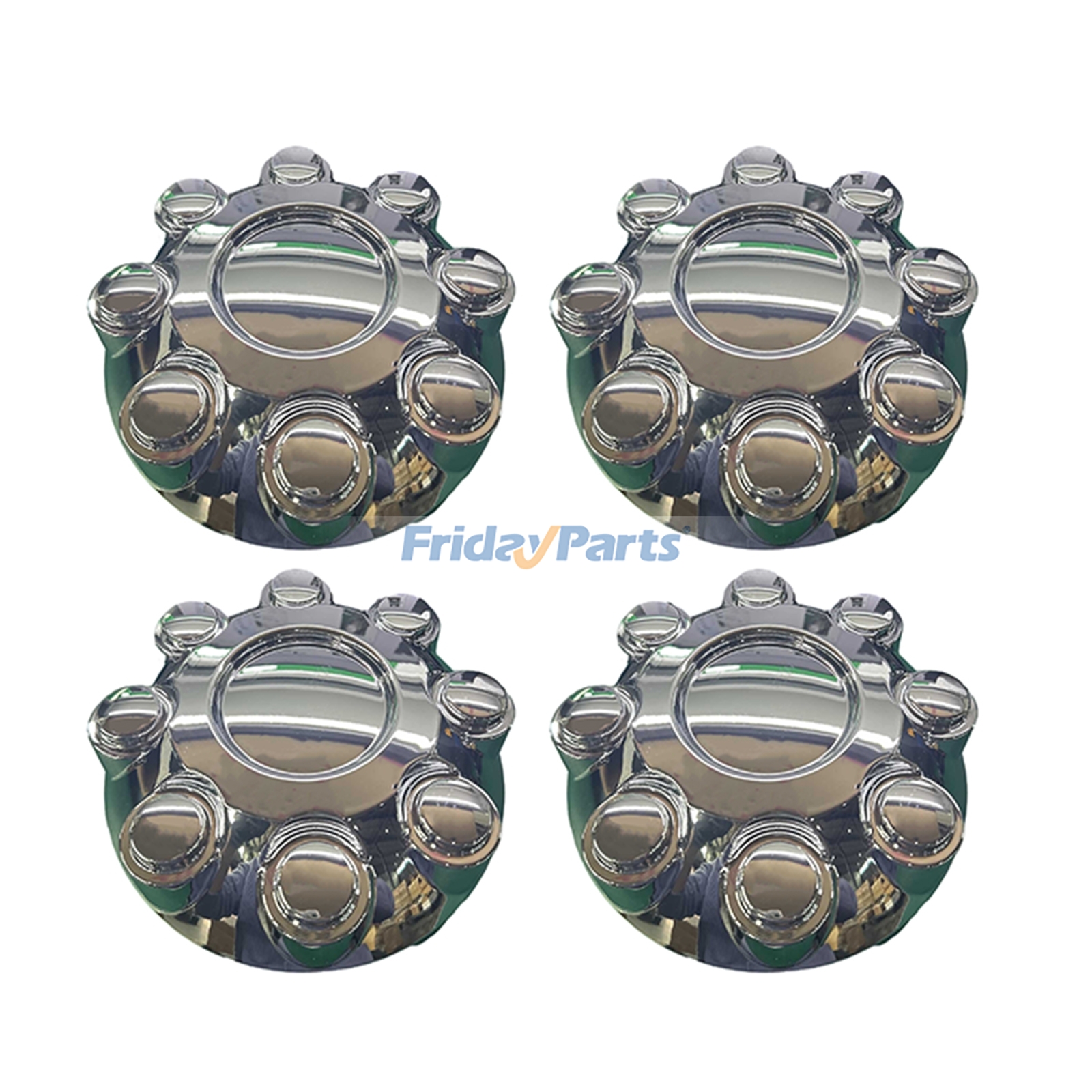 4 Pieces 17" Wheel Hub Center Cap Silver 8 Lug 52121450AA 52121450AD for Dodge Ram 1500 2500 3500 2003-2013