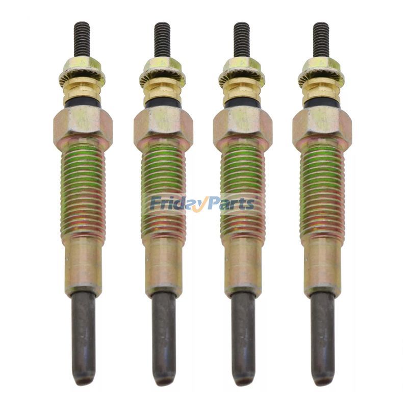 4 bujías incandescentes de 24 V para motor Mitsubishi 4M40, Caterpillar CAT 308B SR, Sumitomo SH60 y excavadora.