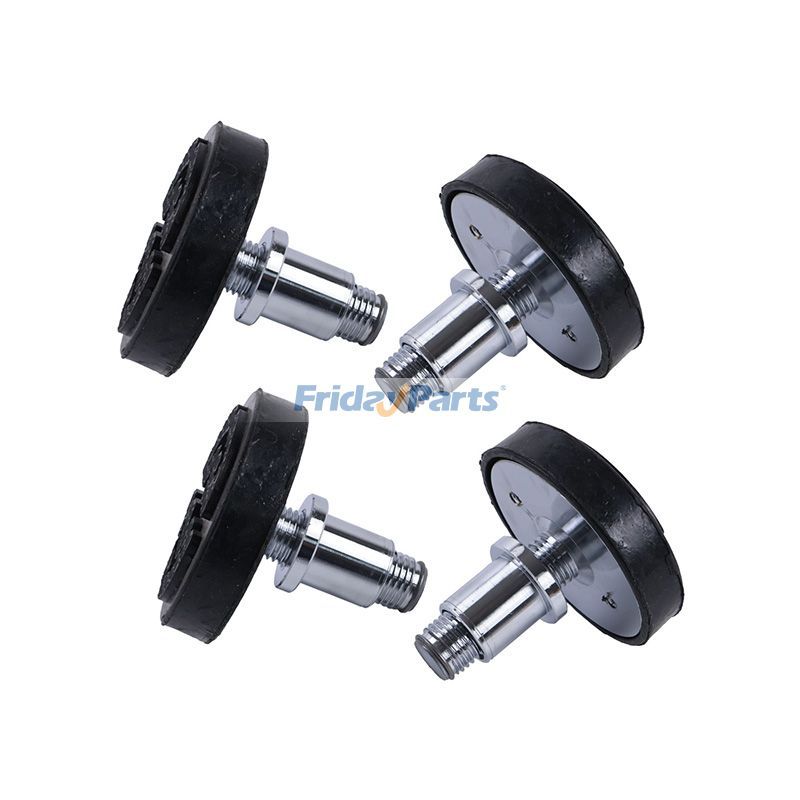 Lot de 4 pieds de rehaussement en caoutchouc pour élévateur de voiture de 35 mm et coussinets pour jambes hautes, diamètre de l'arbre