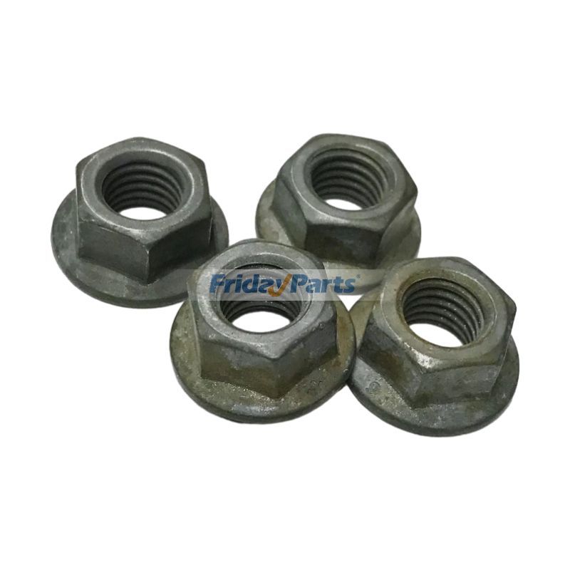 4 Pieces 4 Pieces Hex Flange Nut 3902662 for Cummins Engine 15N B3.3 6B5.9 B4.5 B6.7N ISB5.9G ISL8.9 Hyundai Excavator R140LC R210NLC R250LC R360L R520LC