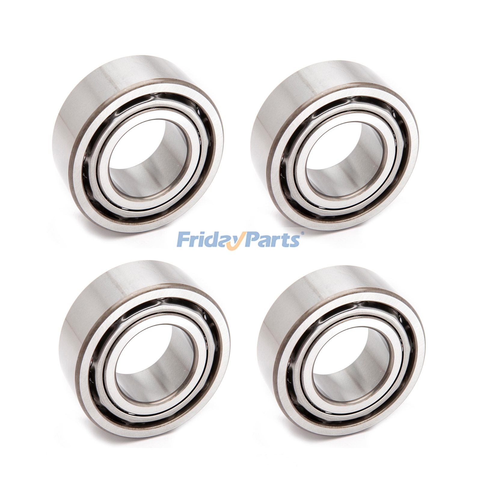 4 piezas de rodamientos de bolas de contacto angular de doble hilera de 40*80*30,2 mm, repuesto para SKF 5208S