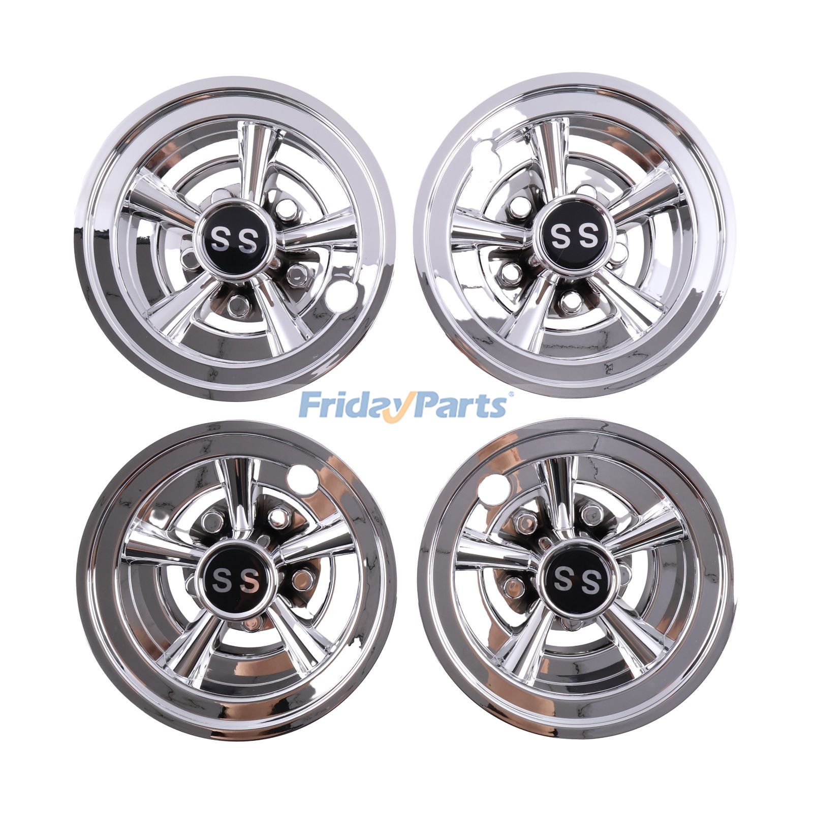 Club Car用,E-Z-GO用,Yamaha用ゴルフカート用ホイールカバーハブキャップ