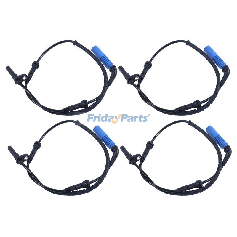 4 Pieces ABS Wheel Speed Sensor 34526771703 34526760046 for BWM E60 E64 E63 E64 520i 523i 525d 528i 530d 535i 540i 545i 550i 630i 635d 650i
