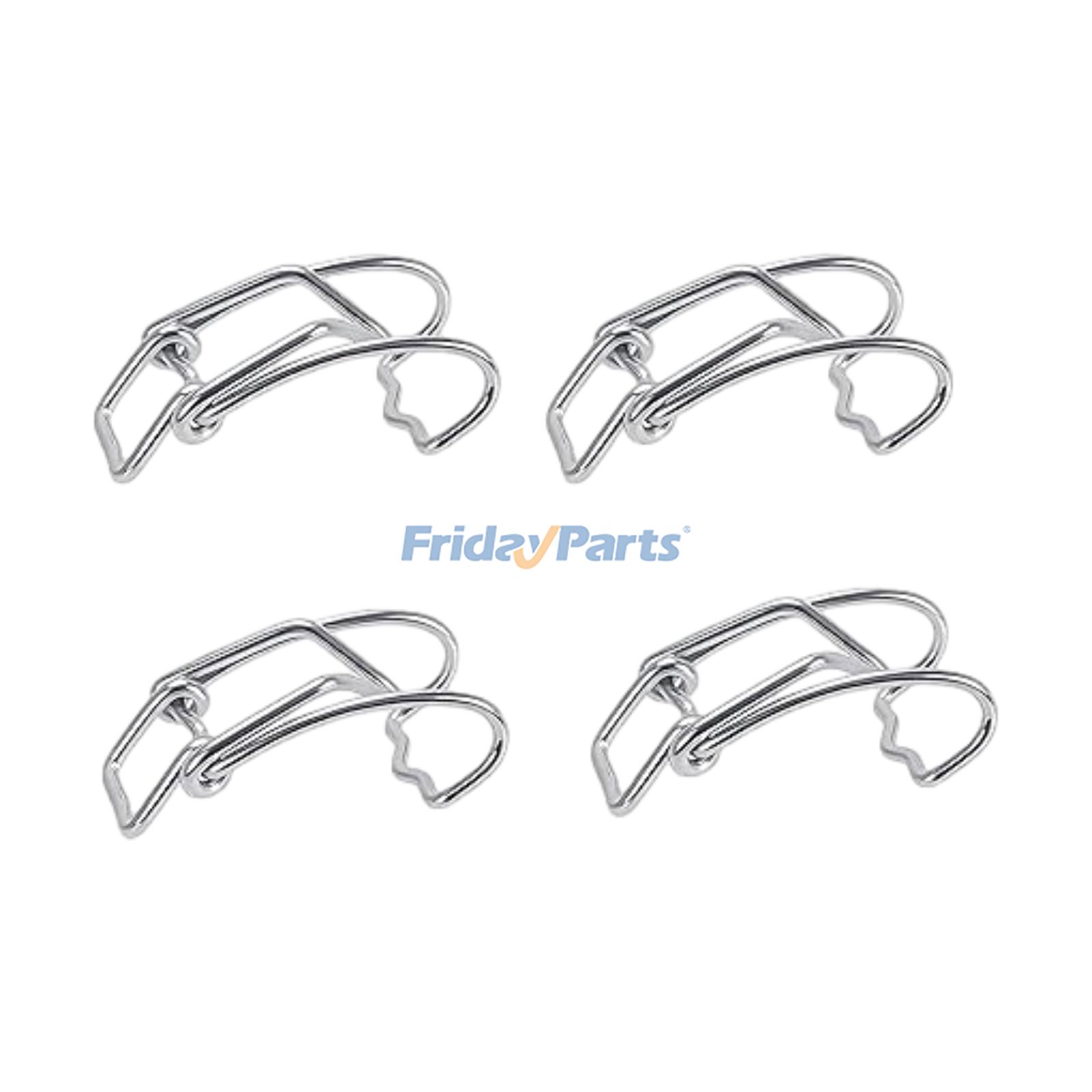 4 Pieces Air Cleaner End Cap Metal Clip - Replaces Donaldson P538928