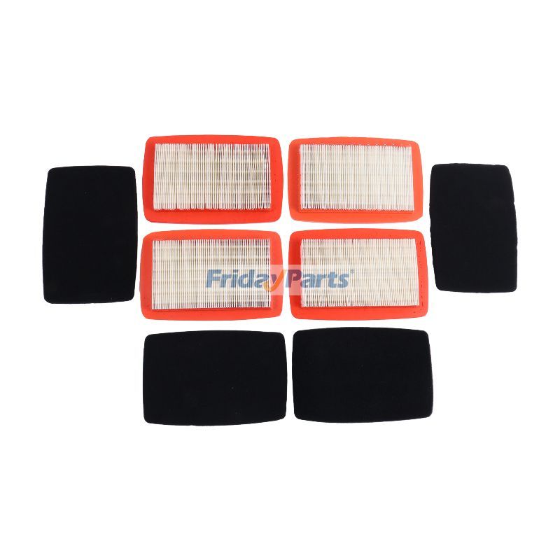 Lot de 4 filtres à air pour Red Max T401282310 T401282320 512652001 512654101