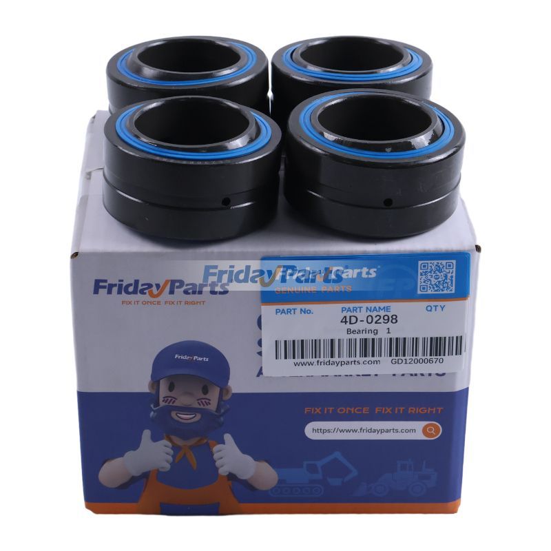 キャタピラー CAT ローダー 259D 902 259B3 トラクター D3B DSC II モーターグレーダー 120H 12H NA 用 ベアリング 4D-0298 4 個