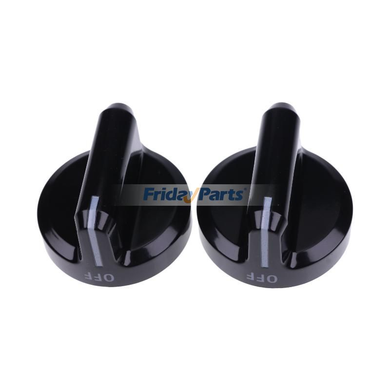 Others 4 Pieces Black Range Surface Burner Knob
