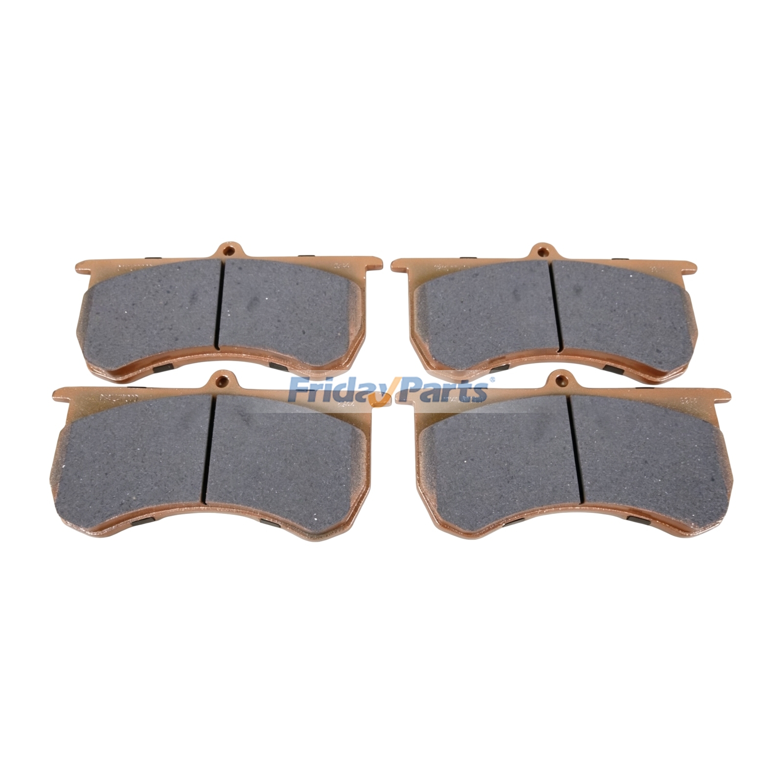 4 Pieces Brake Pad 5717285 57K6207 2530-01-568-4462 for Humvee Expanded Capacity Vehicle M1151 M1152 M1165 M1167