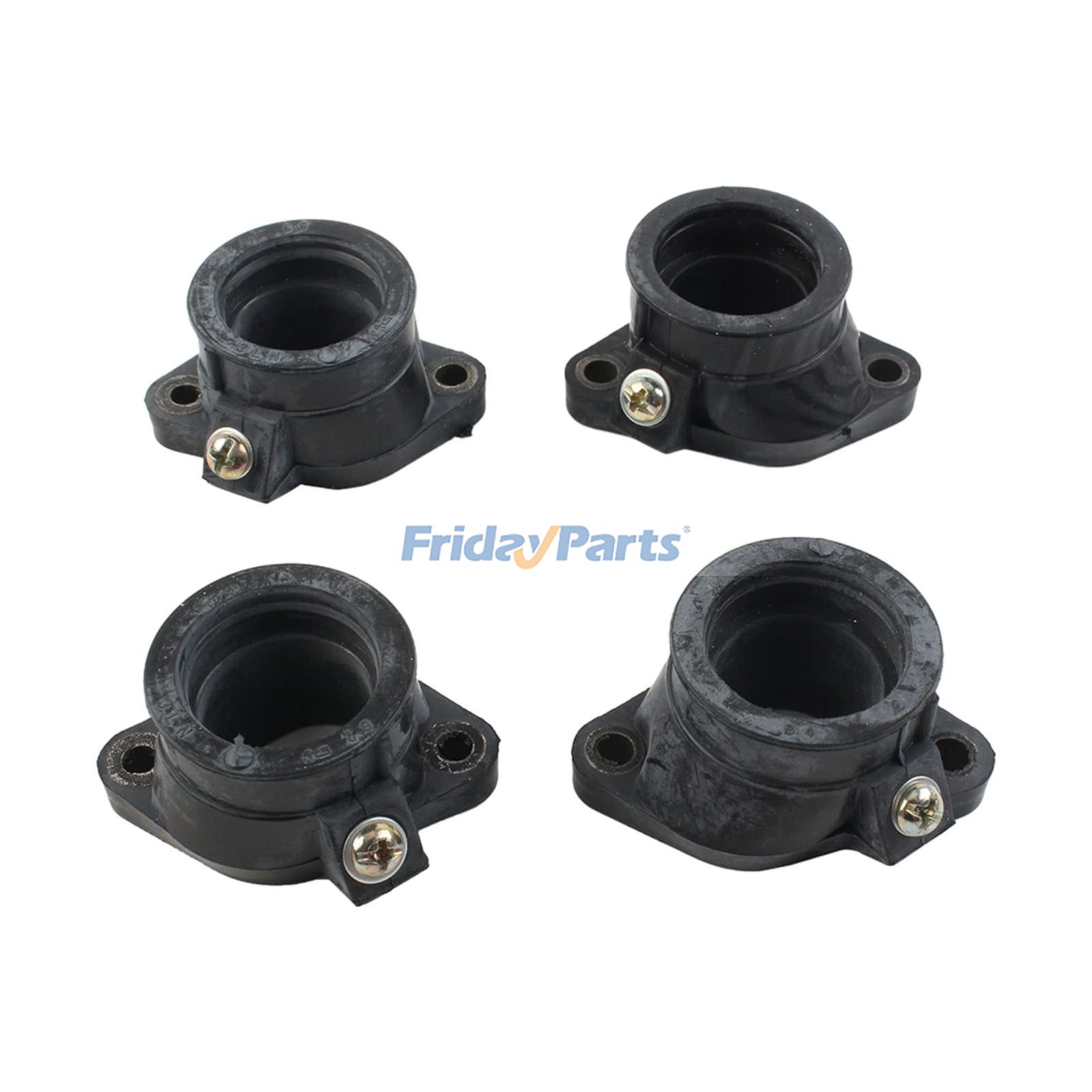 Support de carburateur et soufflet de collecteur d'admission 4 pièces 3LN-13586-00 pour Yamaha FZR250 FZR250R 1989-1994