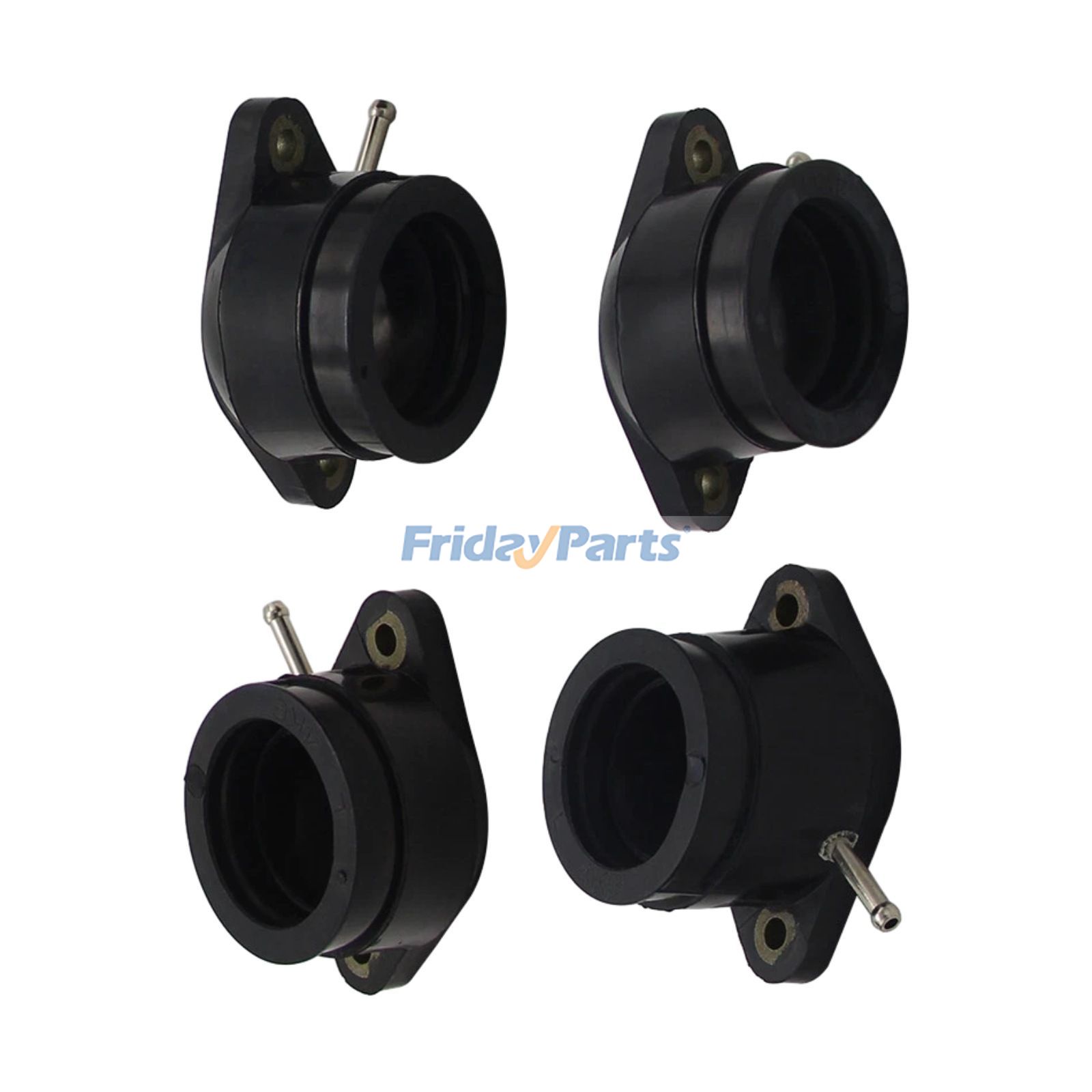 4 Pieces Carburetor Holder Intake Manifold Boot 4KG-13596-01-00 for Yamaha FJR1300 FJR1200 1994-2005