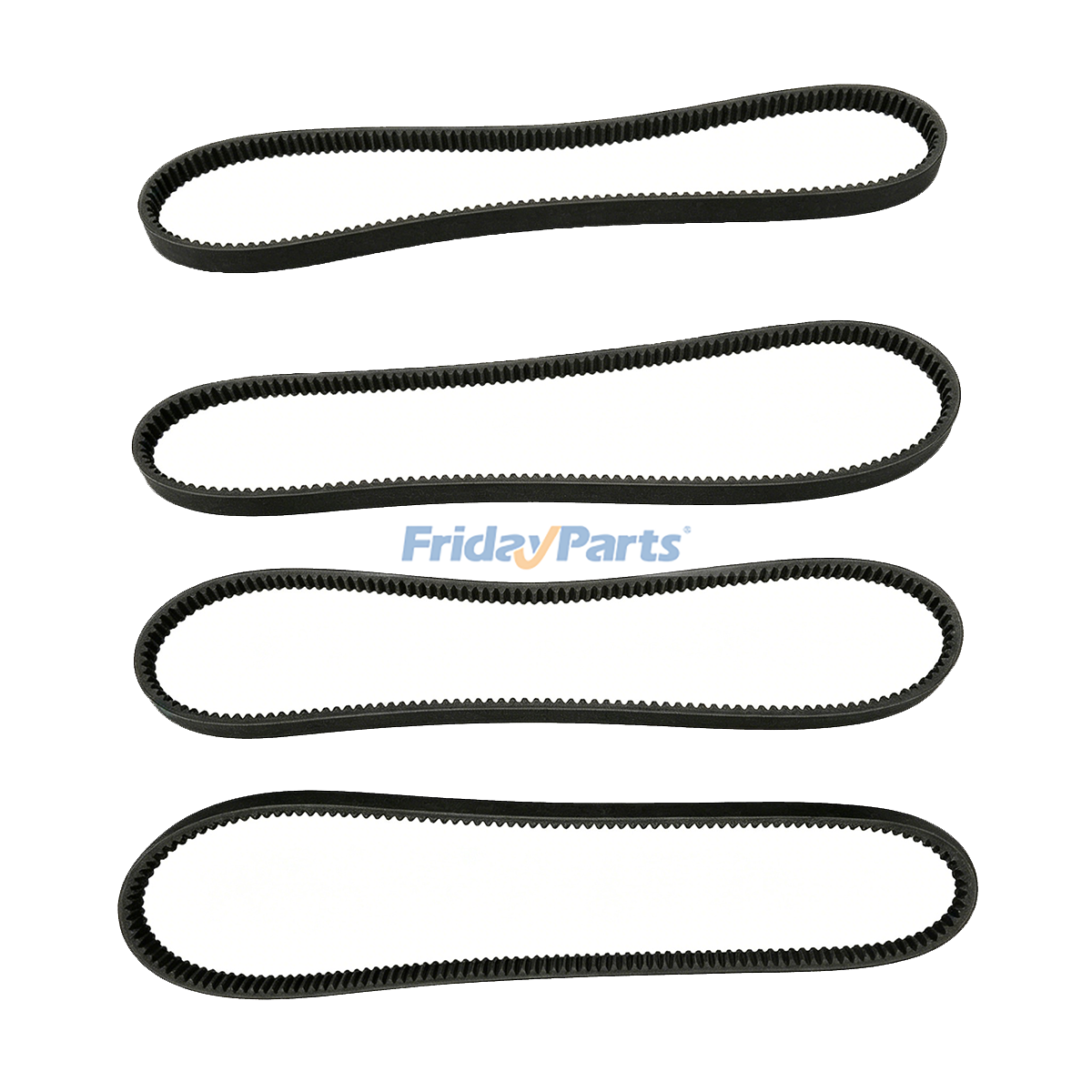 4 piezas de correa trapezoidal dentada 2740163 para motor Mitsubishi 4G54, carretilla elevadora Clark G138MB GP138MB GX230 GPX230 GCS20MBG138MB