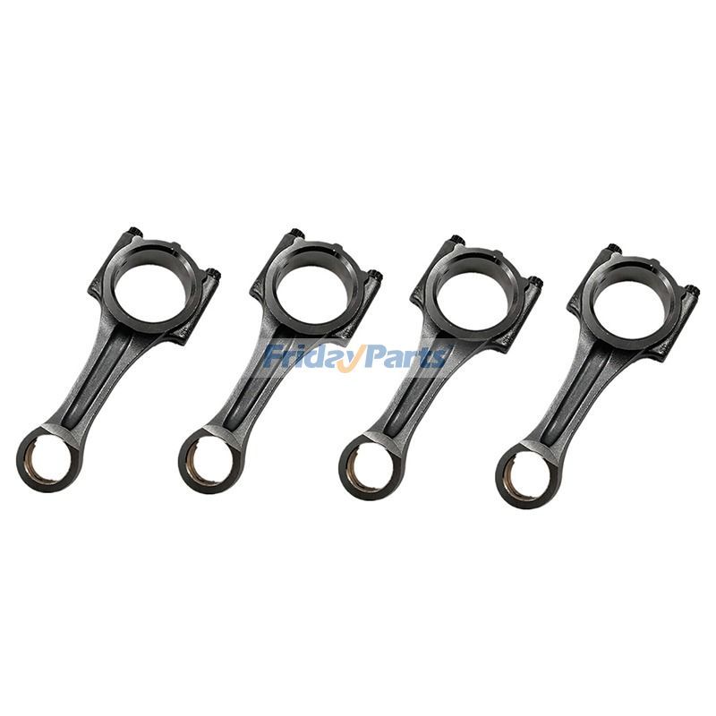 4 Pieces Connecting Rod 150121-00234 for Doosan Engine D24 Excavator DX57W-5