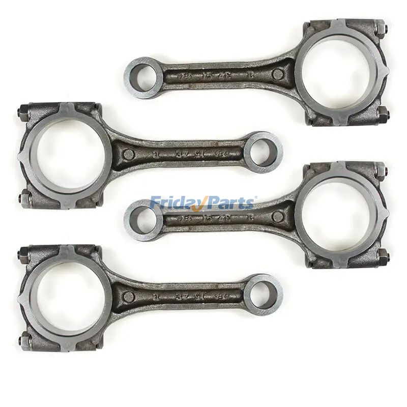 4 Pieces Connecting Rod 23510-26040 for Hyundai Accent Scoupe Kia Rio 1993-2011