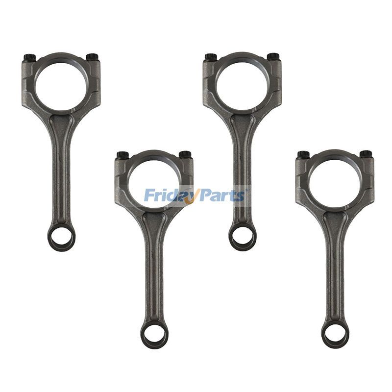 4 Pieces Connecting Rod 23510-2B000 for Hyundai Accent Kia Soul Rio 1.6L Vehicle