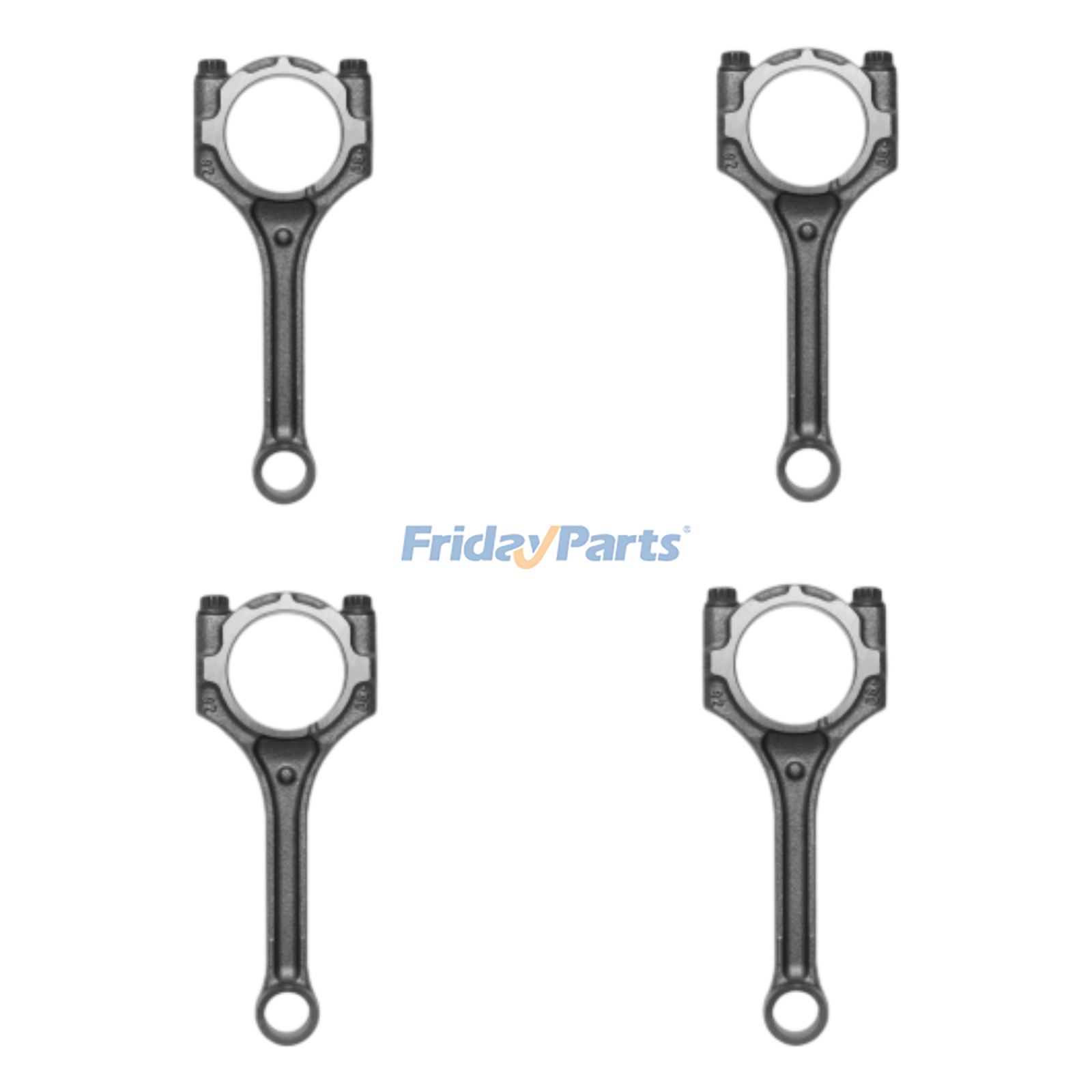 4 Pieces Connecting Rod 235102B000 for Hyundai Accent Veloster Kia Soul Rio 1.6L 2012-2022