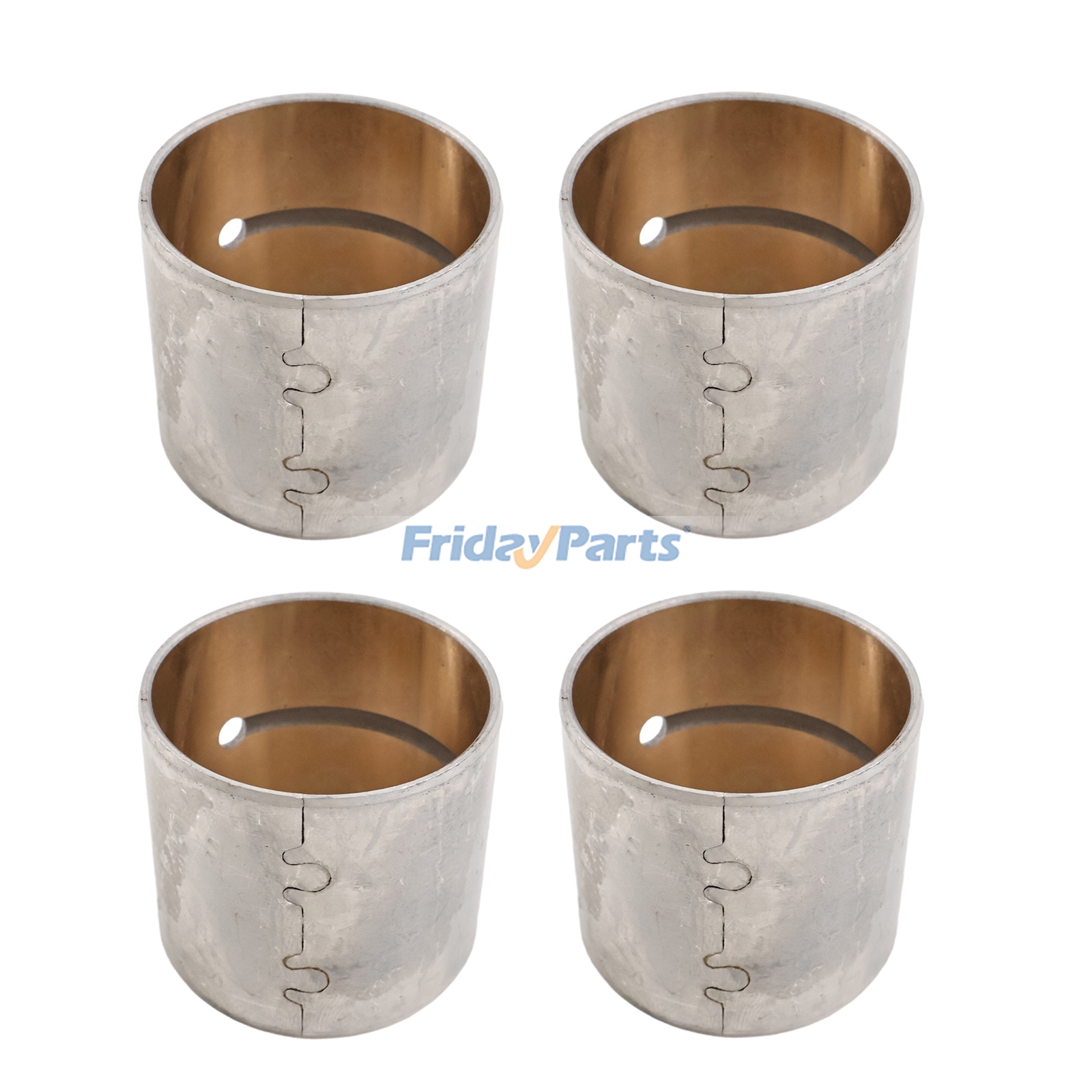 4 Pieces Connecting Rod Bushing YM123900-23910 for Komatsu Engine 4D106D Loader WA90-3 WB140-2 WB150-2 WB91R-2 WB93R-2
