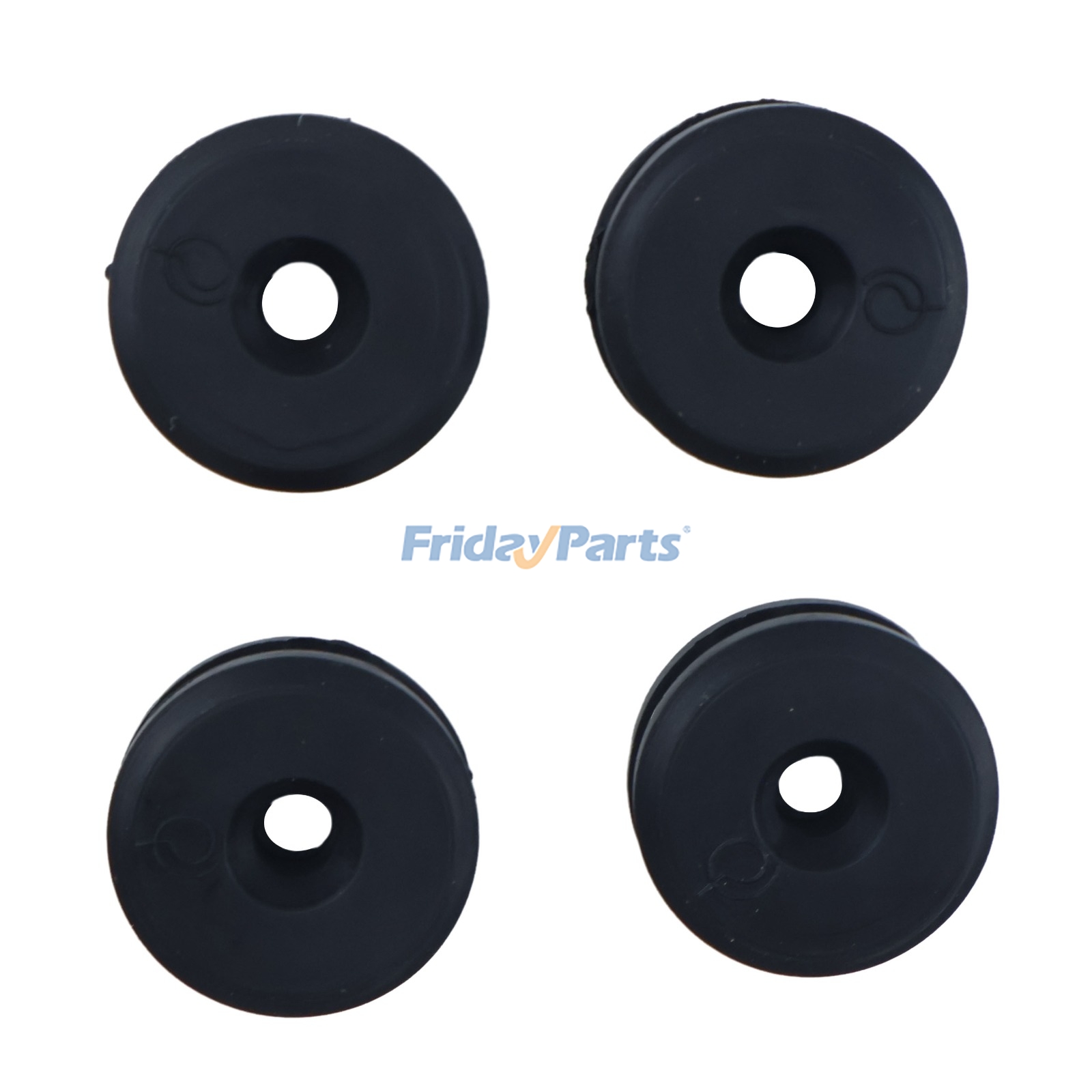 4 piezas de cubierta de goma 17122-5G0A00 para Honda Odyssey Passport Pilot Ridgeline Crosstour Accord MDX NSX RLX TLX Para Honda