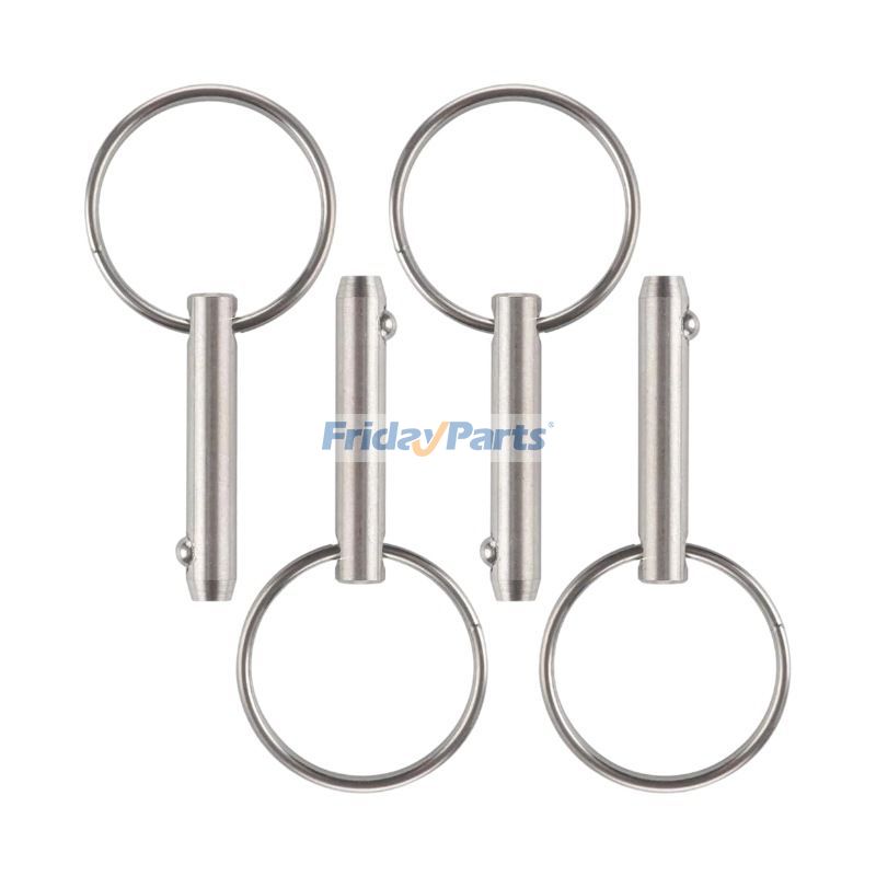 4 Pieces Diameter 1/4" Usable Length 1-1/2" Overall Length 2" Quick Release Pin