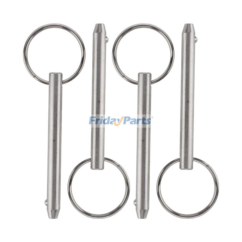 4 Pieces Diameter 1/4" Usable Length 2" Overall Length 2.56" Quick Release Pin