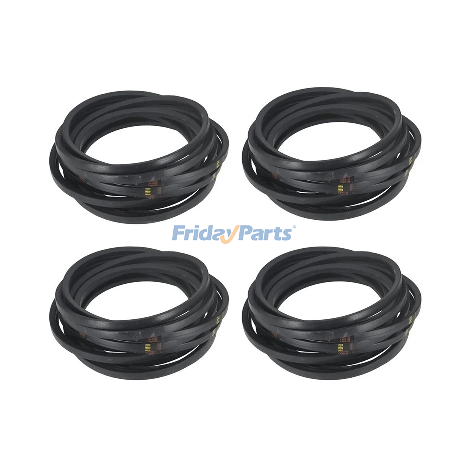 4 Pieces Disc Mower Drive Belt 527976 for Massey Ferguson 1308 1328 Challenger HTD8 HTD8B Hesston 1006 1007 New Idea 5408