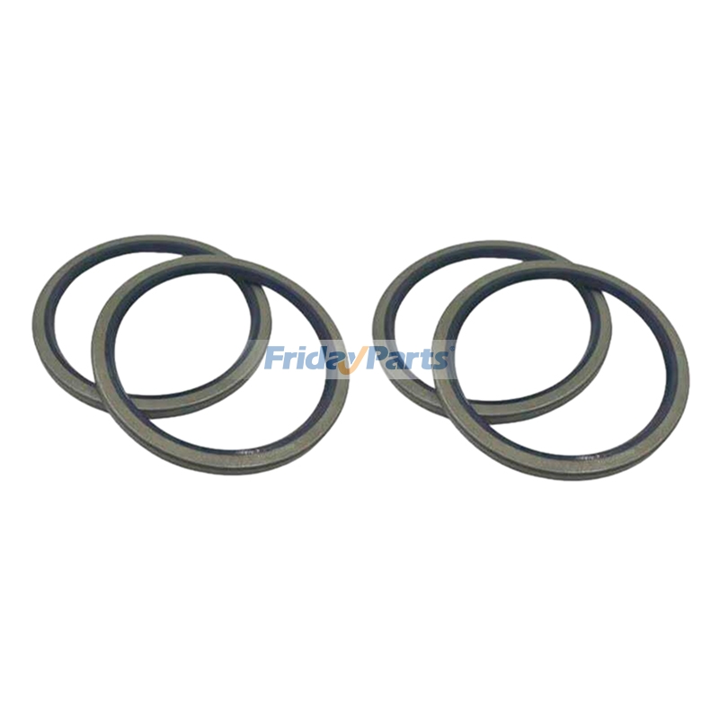 4 Pieces Dust Seal 2445R138D12 for New Holland Excavator E80BMSR E80 EH80