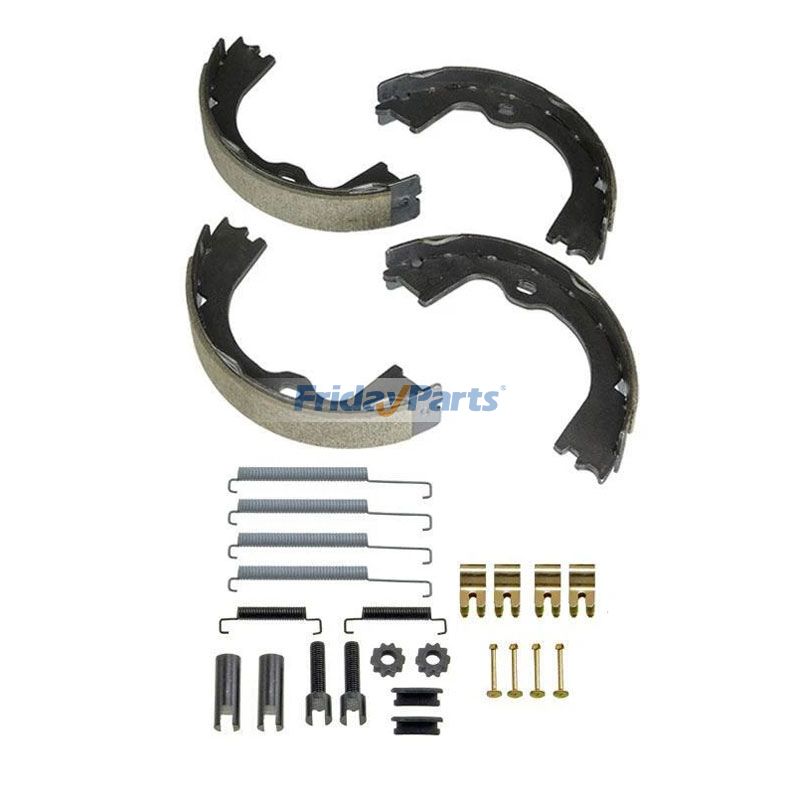 4 Pieces Emergency Parking Brake Shoe & Springs Kit 7329K for RAM Pick Up 1500 2008-2018