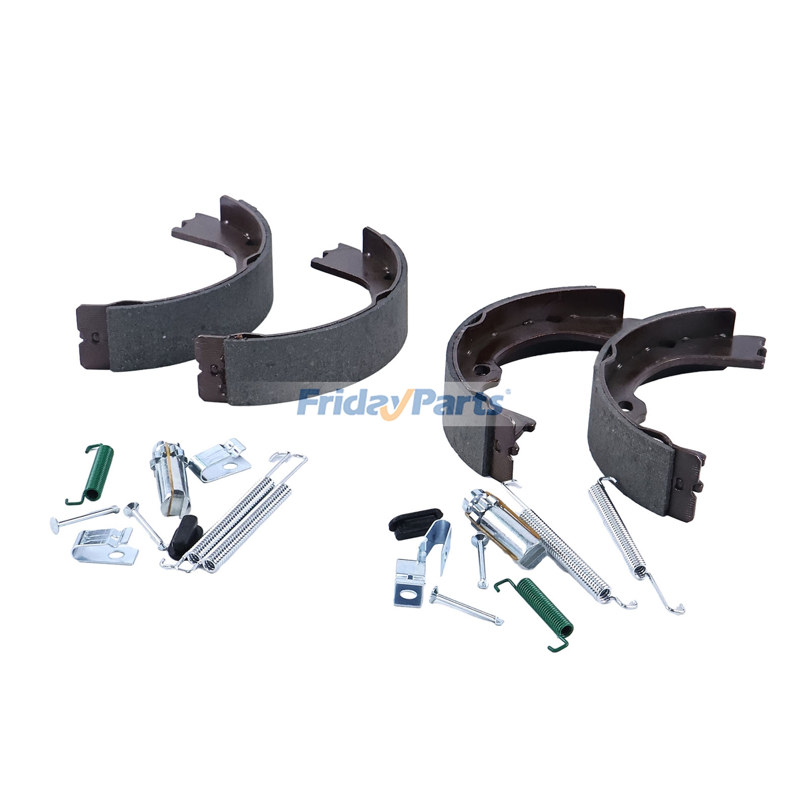Vehicle 4 Pieces Emergency Parking Brake Shoe & Springs Kit