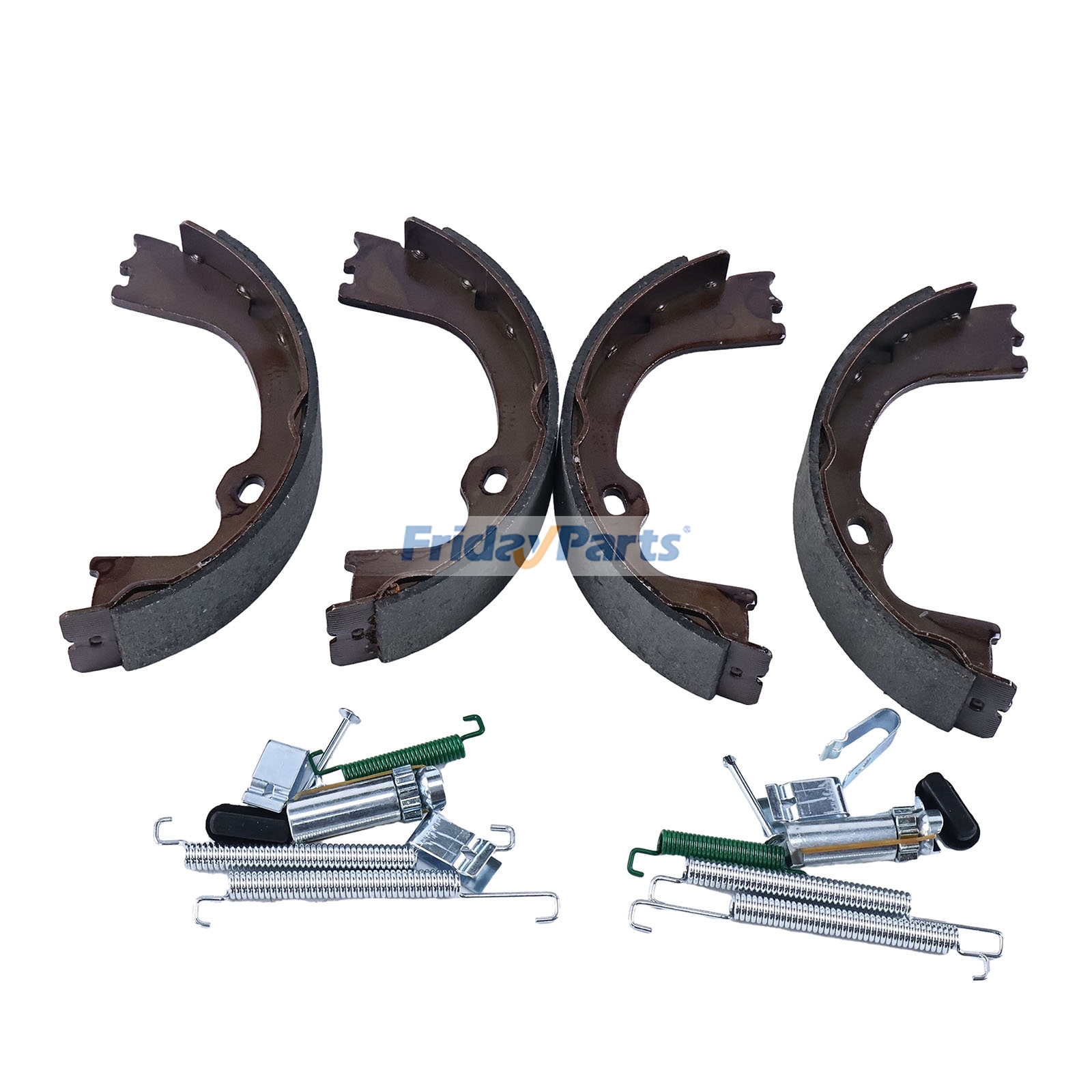 4 Pieces Emergency Parking Brake Shoe & Springs Kit for Vehicle