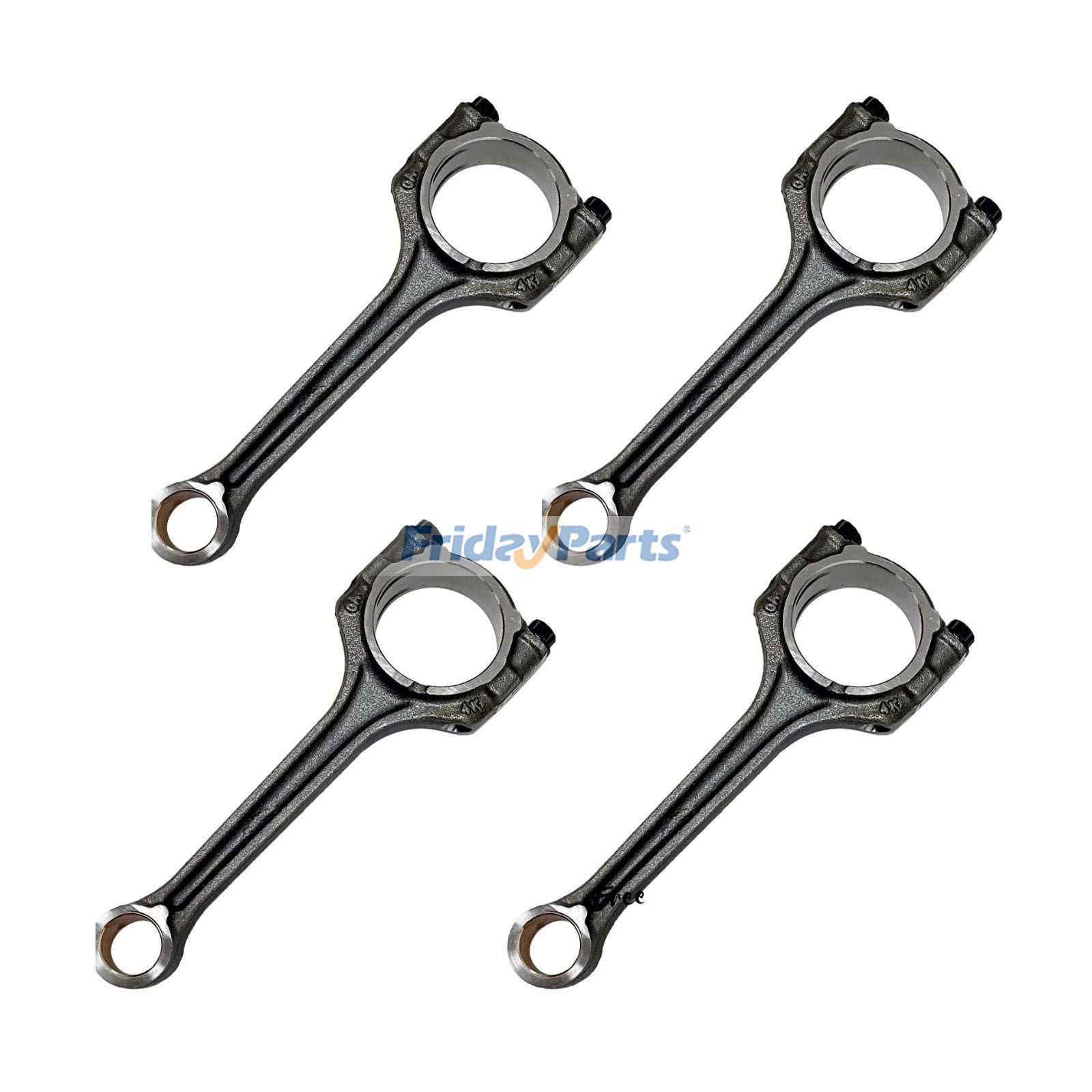 4 Pieces Engine Connecting Rod 23510-2M000 for Hyundai Venue Accent Kia Rio 1.6L 2020-2023