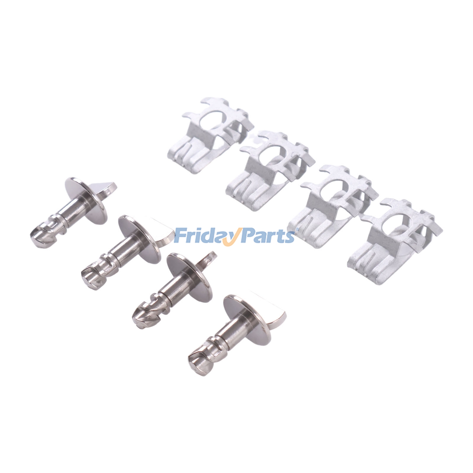 4 Pieces Engine Shield Cover Thumb Pin And 4 Nuts for Vehicle