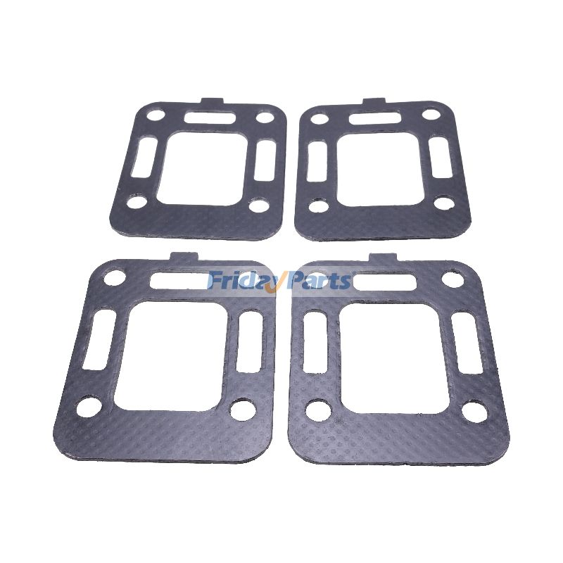 MerCruiser 120 140 165 シボレー GM フォード V-8 エンジン用 排気エルボガスケット 4個 9-61407