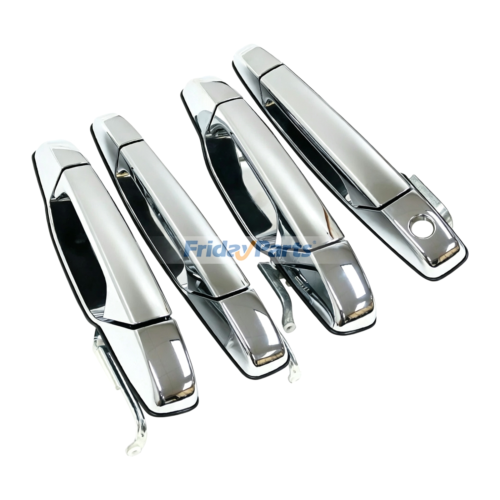 4 Pieces Exterior Door Handle 48053436 54053434 540531448 84053450 for Cadillac Escalade GMC Yukon Chevrolet Suburban Avalanche Silverado 2007-2013