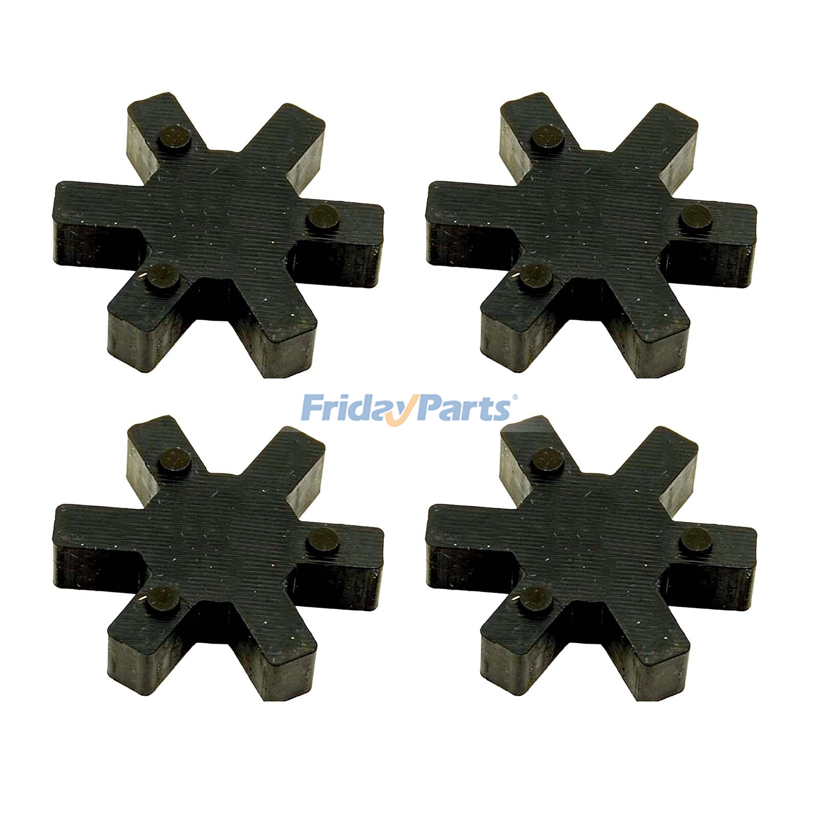 4 Pieces Flexible Spider Insert for Lovejoy Martin L-Jaw Coupling L095 L090