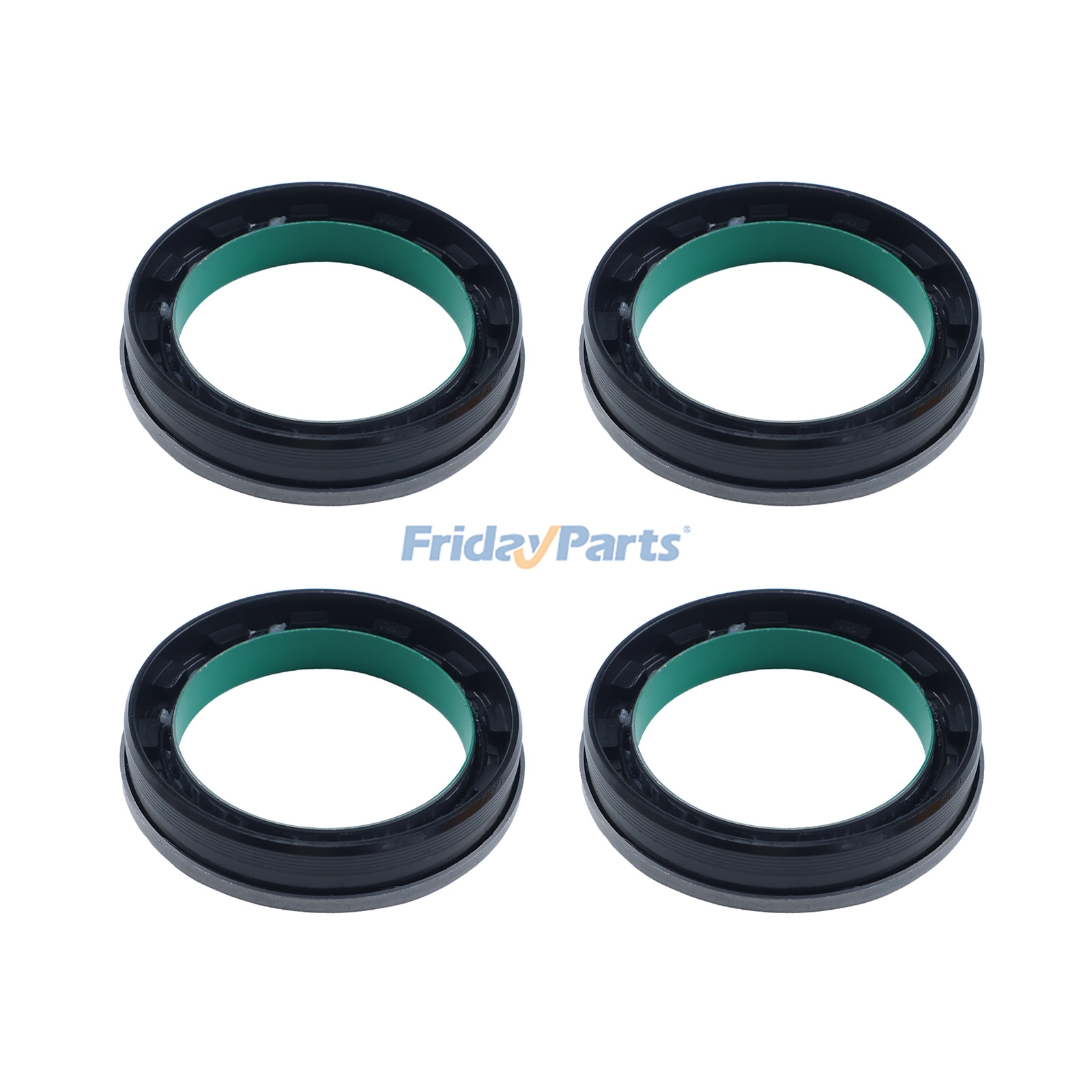 4 Pieces Front Axle Kingpin Seal RE271398 for John Deere Engine 3029 4045 5030 Tractor 1404 5103 5203 5310 5325 5425 5525 5075E 5090E 5100E 6110D