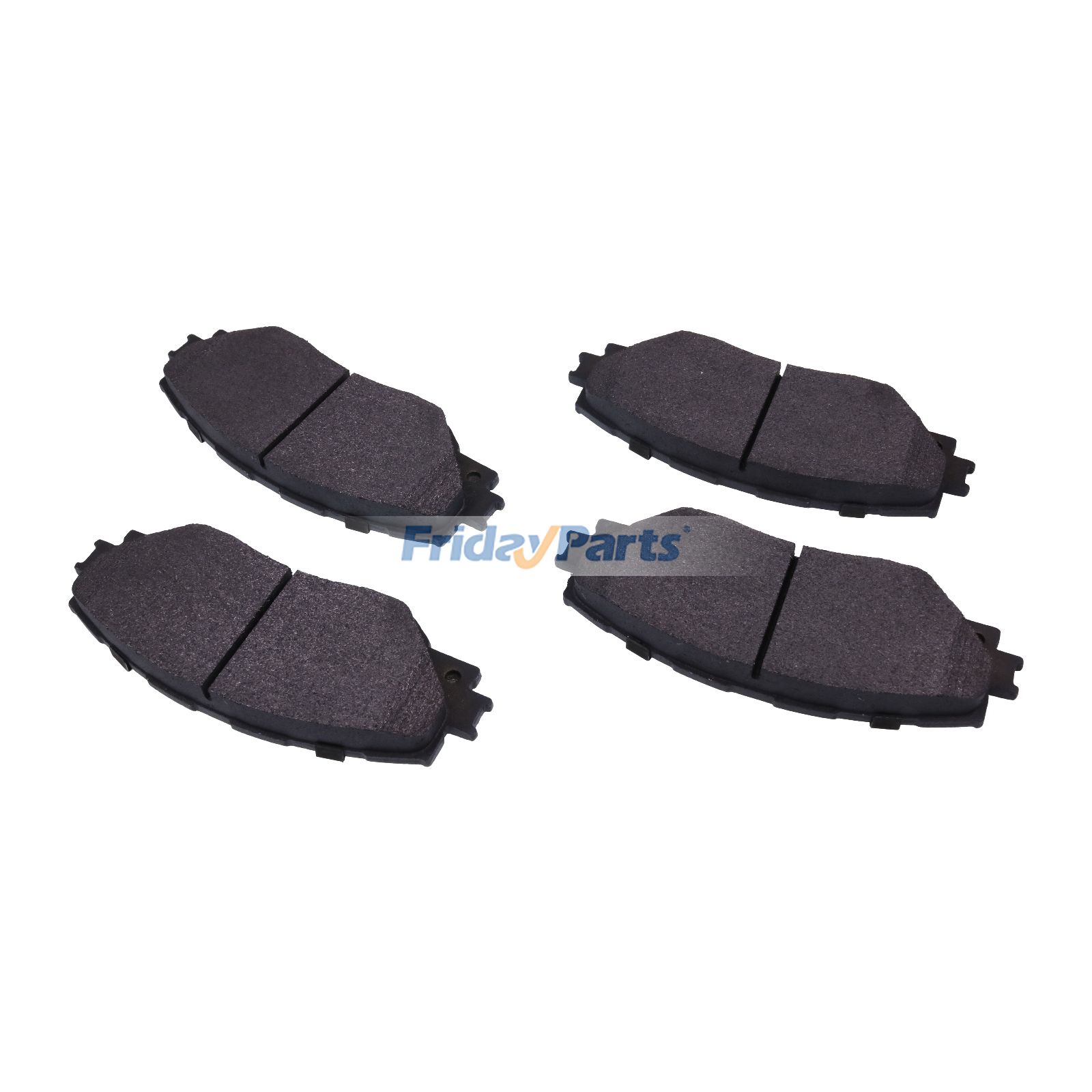 4 Pieces Front Brake Pad Ceramic 04465-AZ217 for Toyota RAV4 2.5L L4 2013-2018