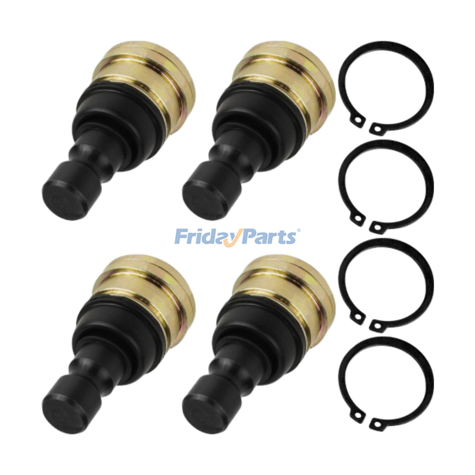 4 Pieces Front Upper Lower Ball Joint 7081924 7082507 for Polaris ACE General Ranger Crew XP RZR Scrambler Sportsman