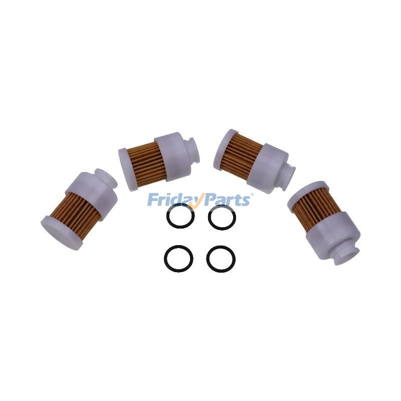 Filtro de combustible de 4 piezas 68V-24563-00-00 para motor fueraborda Yamaha Mercury de 50 HP, 60 HP, 75 HP, 90 HP, 115 HP y 155 HP Para Yamaha