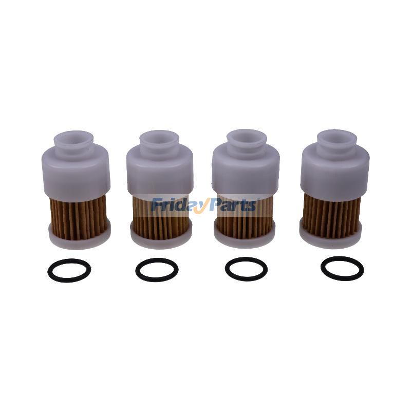 Filtro de combustible de 4 piezas 68V-24563-00-00 para motor fueraborda Yamaha Mercury de 50 HP, 60 HP, 75 HP, 90 HP, 115 HP y 155 HP para Marino Para Yamaha FridayParts